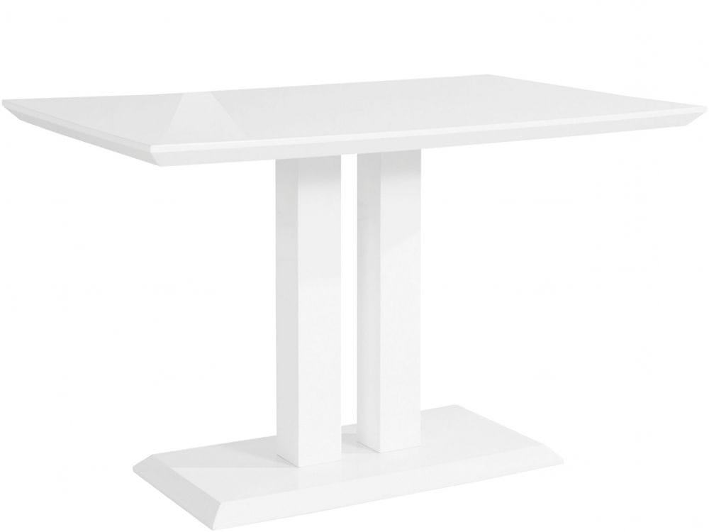 Danish Style Jedálenský stôl Malin, 120 cm, biela